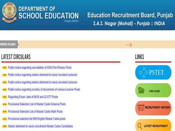 Punjab Master Cadre Recruitment 2021: 495 Posts Punjab Master Cadre Recruitment 2021: 495 Posts