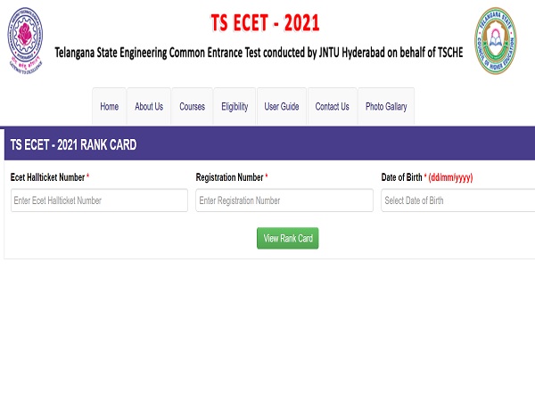 TS ECET Results 2021 Released TS ECET Results 2021 Released