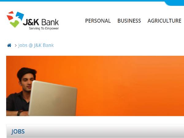 J And K Bank Recruitment 2021: 34 Recovery Agents J And K Bank Recruitment 2021: 34 Recovery Agents