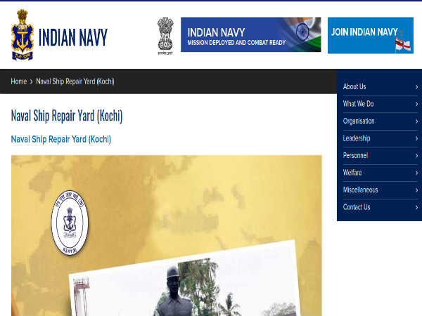 Indian Naval Ship Aircraft Yard Recruitment 2021 Indian Naval Ship Aircraft Yard Recruitment 2021