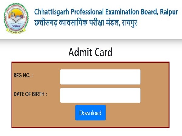 CG Vyapam Patwari Admit Card 2022 Released CG Vyapam Patwari Admit Card 2022 Released