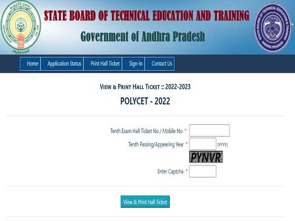 AP POLYCET Hall Ticket 2022 Released AP POLYCET Hall Ticket 2022 Released