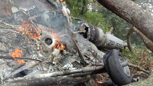 A military helicopter crashes near China border in Arunachal Pradesh