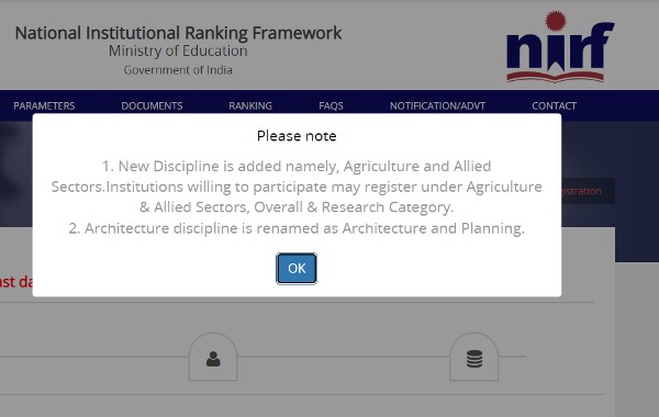 MoE Adds Agriculture and Allied Sectors Category, NIRF Ranking Registration Ends on November 18